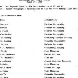 Minutes, 1986-03-20. Popula...