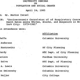 Minutes, 1985-04-24. Popula...
