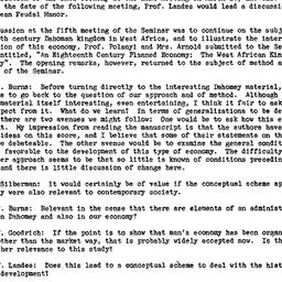Minutes, 1954-02-10. Social...