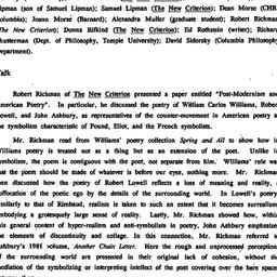Minutes, 1987-03-18. Modern...