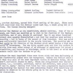 Minutes, 1963-10-08. The Ro...