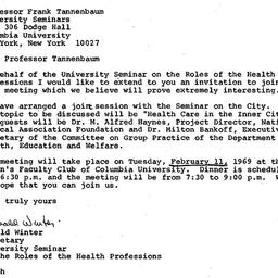 Correspondence, 1969-01-31....
