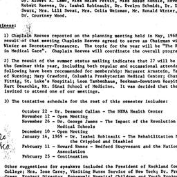Minutes, 1968-10-08. The Ro...