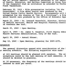Minutes, 1969-01-28. The Ro...