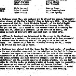 Minutes, 1957-02-12. The Ro...