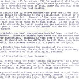 Minutes, 1965-10-12. The Ro...