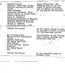 Schedules, The Role of the ...