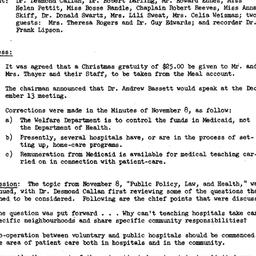Minutes, 1966-11-22. The Ro...