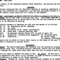Minutes, 1963-01-22. The Ro...