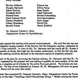 Minutes, 1960-11-29. The Ro...