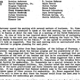 Minutes, 1961-05-09. The Ro...