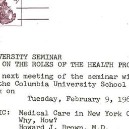 Announcements, 1965-02-03. ...