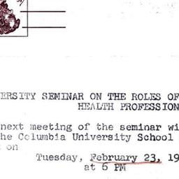 Announcements, 1965-02-12. ...