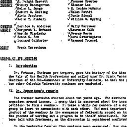 Minutes, 1955-10-19. The Ro...