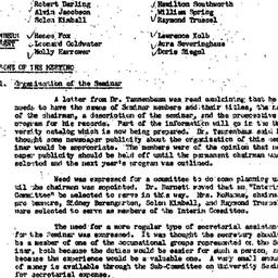 Minutes, 1955-11-29. The Ro...