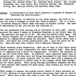 Minutes, 1968-02-13. The Ro...