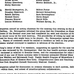 Minutes, 1960-05-10. The Ro...