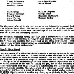 Minutes, 1958-02-25. The Ro...