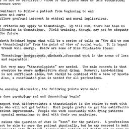 Minutes, 1975-12-10. Death,...