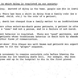 Minutes, 1976-03-17. Death,...
