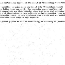 Minutes, 1976-01-21. Death,...
