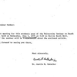 Announcements, 1976-06-04. ...