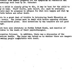 Minutes, 1978-12-12. Death,...
