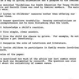 Minutes, 1979-01-10. Death,...