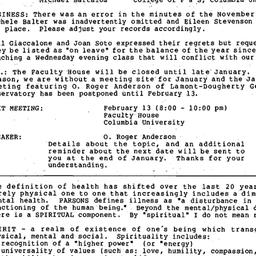 Minutes, 1990-12-12. Death,...