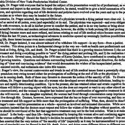 Minutes, 2001-02-14. Death,...