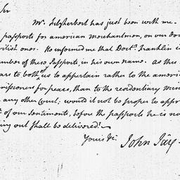 [Document, 1783 February 01]