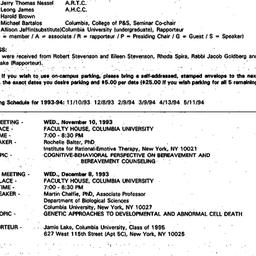 Minutes, 1993-10-13. Death,...