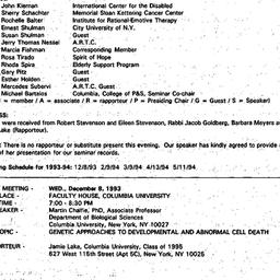 Minutes, 1994-01-19. Death,...