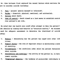 Minutes, 1981-12-09. Death,...