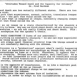 Minutes, 1986-11-12. Death,...