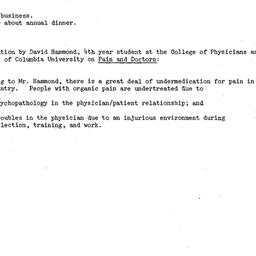 Minutes, 1977-03-09. Death,...