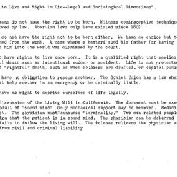Minutes, 1976-10-13. Death,...