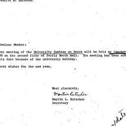 Announcements, 1977-01-26. ...