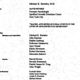 Minutes, 1994-12-14. Death,...