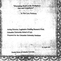 Speaker's paper, 1995-0...
