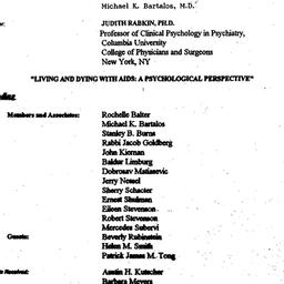 Minutes, 1994-10-12. Death,...