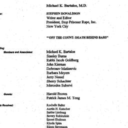 Minutes, 1995-02-08. Death,...