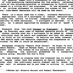 Minutes, 1988-11-09. Death,...