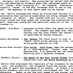 Minutes, 1989-01-11. Death,...