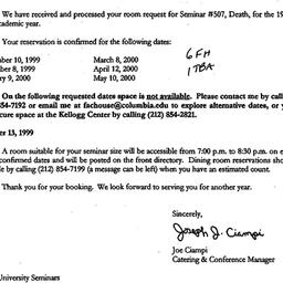 Correspondence, 2000-06-28....