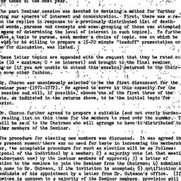 Minutes, 1971-04-30. Death,...
