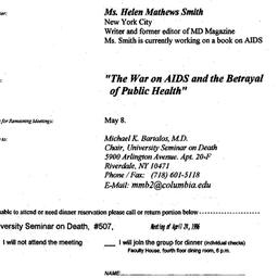 Announcements, 1996-04-24. ...