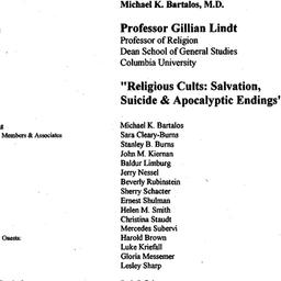 Minutes, 1996-02-14. Death,...