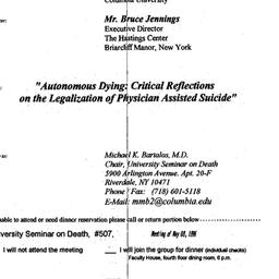 Announcements, 1996-05-08. ...