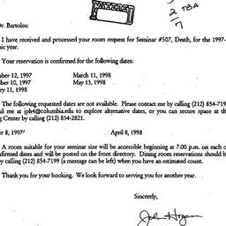 Correspondence, 1998-06-09....